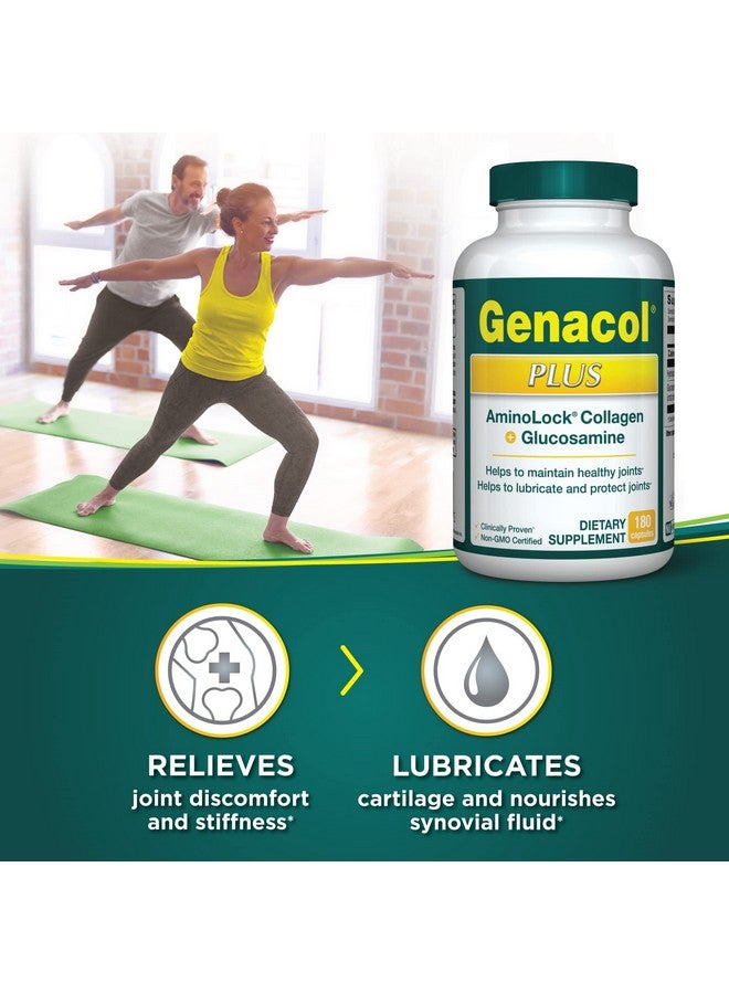 Genacol Glucosamine And Collagen Joint Supplement Glucosamina Colageno ; Lubricates Protects And Maintains Heathy Joints ; Relieves Joint Discomfort Plus 180 Capsules  - Image 5