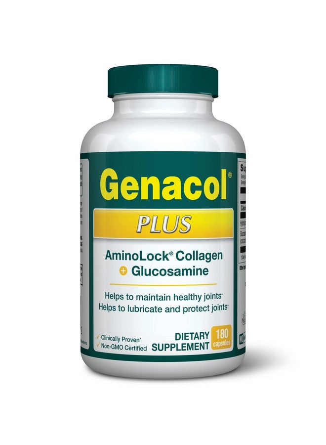 Genacol Glucosamine And Collagen Joint Supplement Glucosamina Colageno ; Lubricates Protects And Maintains Heathy Joints ; Relieves Joint Discomfort Plus 180 Capsules  - Image 1
