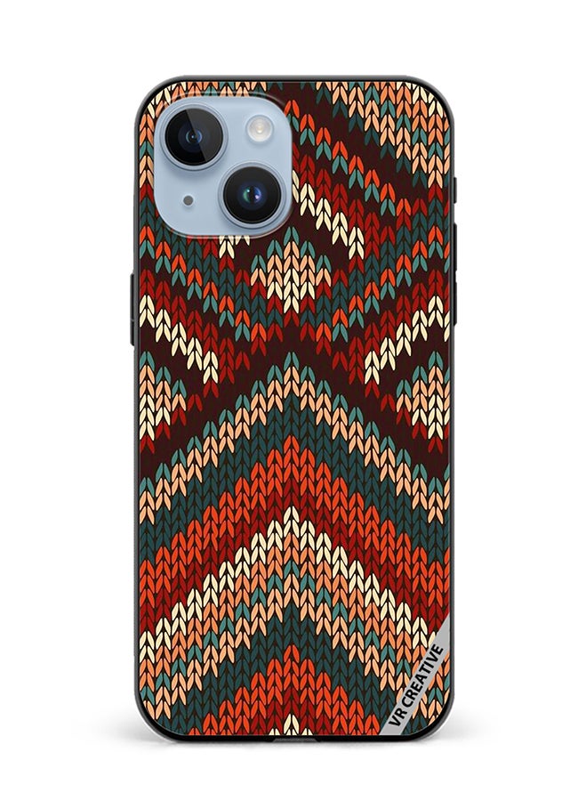 VR CREATIVE Protective Case Cover For Apple iPhone 15 Layer Design Multicolour - Image 1