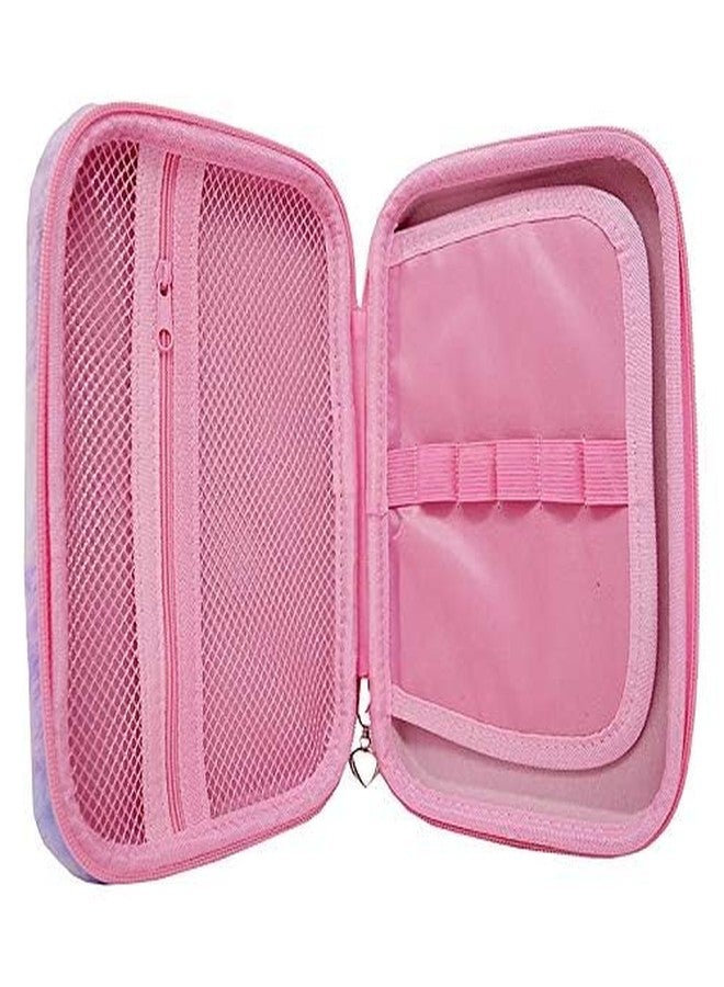 SUBADIKA 3D Unicorn Embossed Cover Pencil Case Compartments, Pencil Pouch, Kids, Pencil Box, School Supply, Students, Stationery Box, Cosmetic Zip Pouch Bag (1 Unit, Canvas, Multicolor) - Image 3