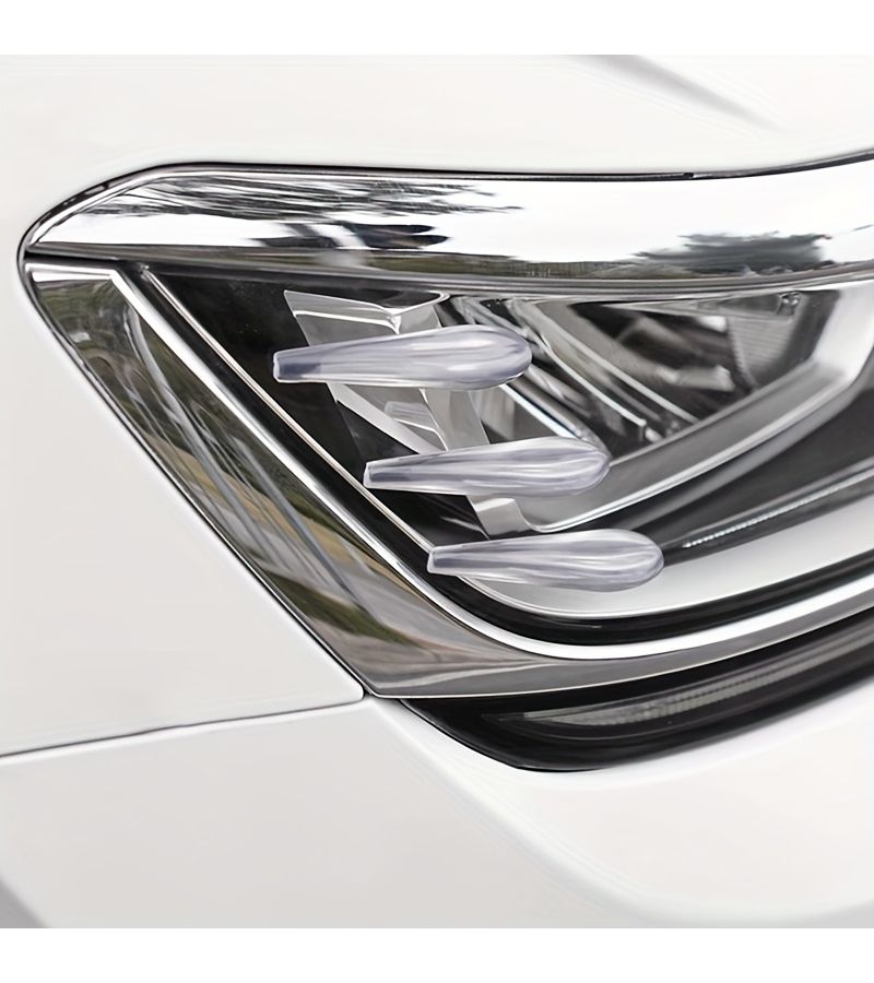 Red Car Door Wind Noise Reduction Strip Tail Lamp Anti Collision Protection Sticker - Image 4