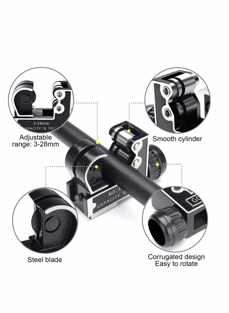 Pipe Cutter 3-28mm, Mini Tubing Tool for Cutting Pipes of Copper, Brass, PVC Aluminum, Plastic Steel Tubes  - Image 4
