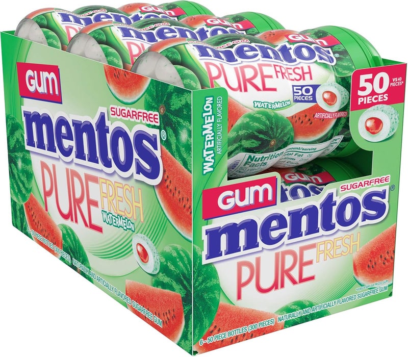 Mentos علكة منتوس بيور فريش بنكهة البطيخ خالية من السكر - Image 5