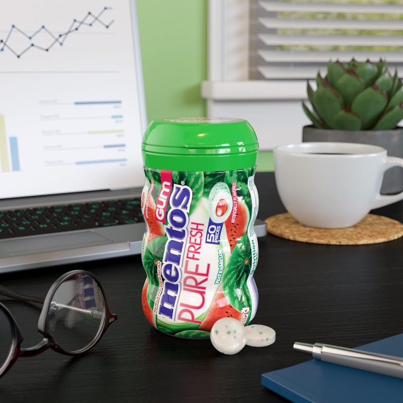Mentos علكة منتوس بيور فريش بنكهة البطيخ خالية من السكر - Image 4