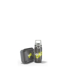 Sigg Viva Lunchbox + Water Bottle Set (1 L + 0.5 L), Bpa Free Lunch Box For Kids For School With A Spill-Proof, One-Handed Water Bottle  - Image 2