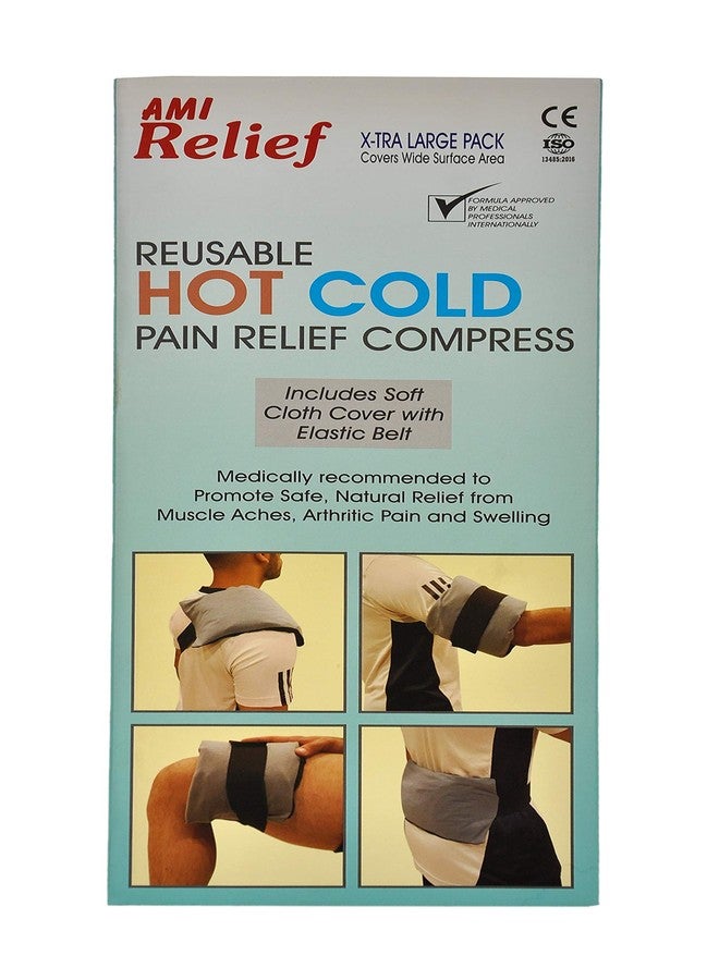 RELIEF AMI HOT COLD GEL PACK XTRA LARGE CE ISO WITH CLOTH COVER AND ELASTIC BELT - Image 3