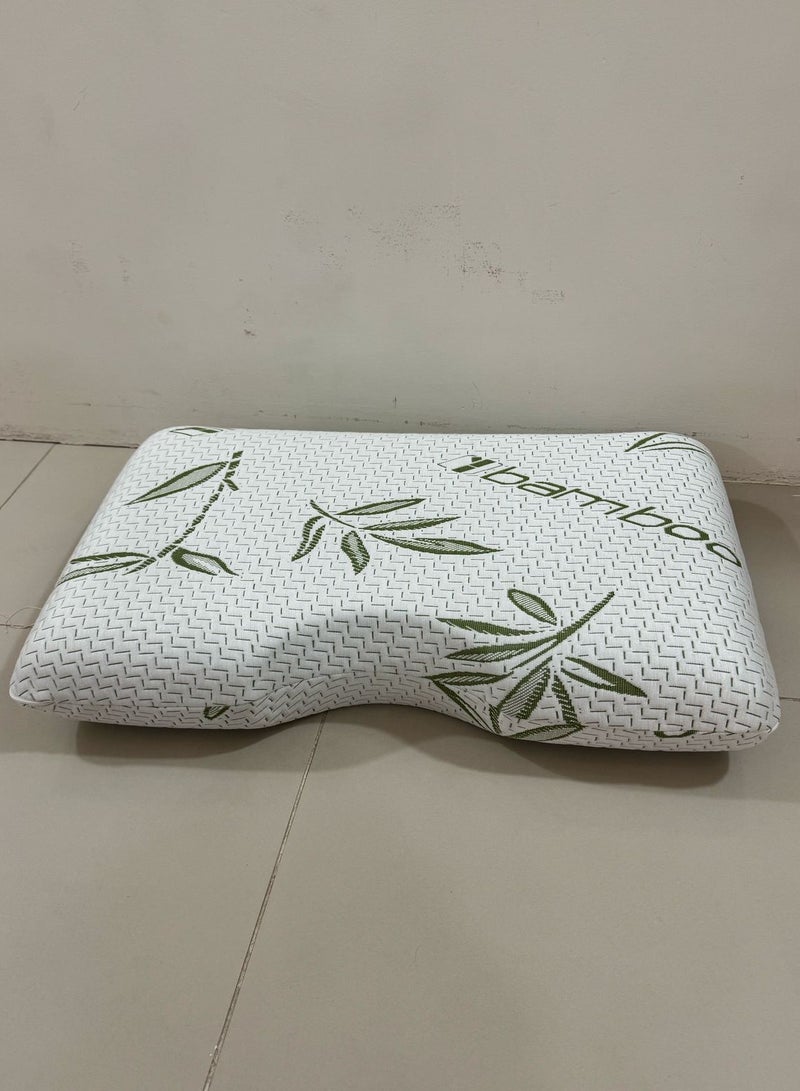 Medical memory foam pillow that supports the neck and shoulder bones while sleeping - Image 1
