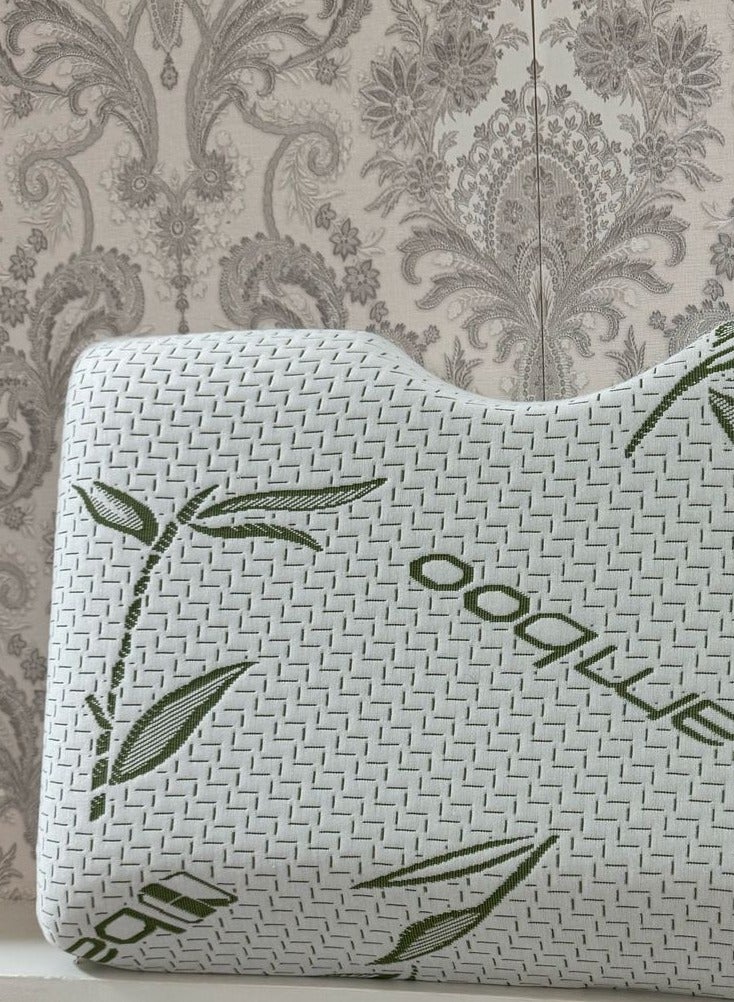 Medical memory foam pillow that supports the neck and shoulder bones while sleeping - Image 2