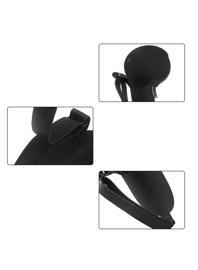 Loquat Meta Quest Pro Handle Silicone Case Full Half Bag Drop-resistant Protective Case Charging Stand Charging VR Accessories-Product Color:Red - Image 5