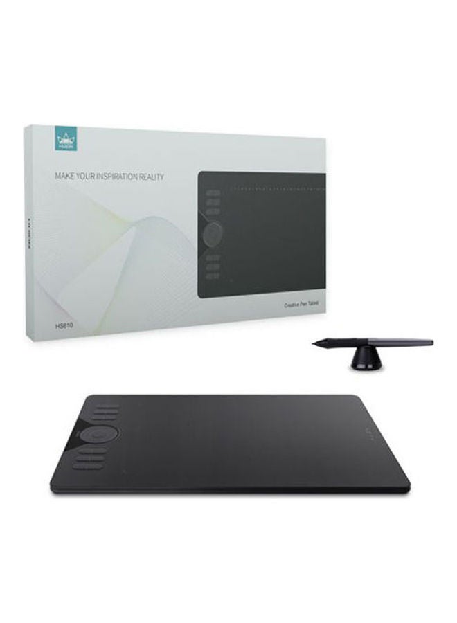 HUION HS610 Drawing Tablet Black - Image 1