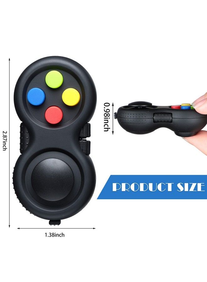 Skylety 6 Pieces Cam Fidget Pad Controller Relieve Anxiety Teen Handheld Mini Handheld Fidget Pad Fidget Controller Stress Reducer For Teens And Adult Relieve Stress (Mixed Colors) - Image 3
