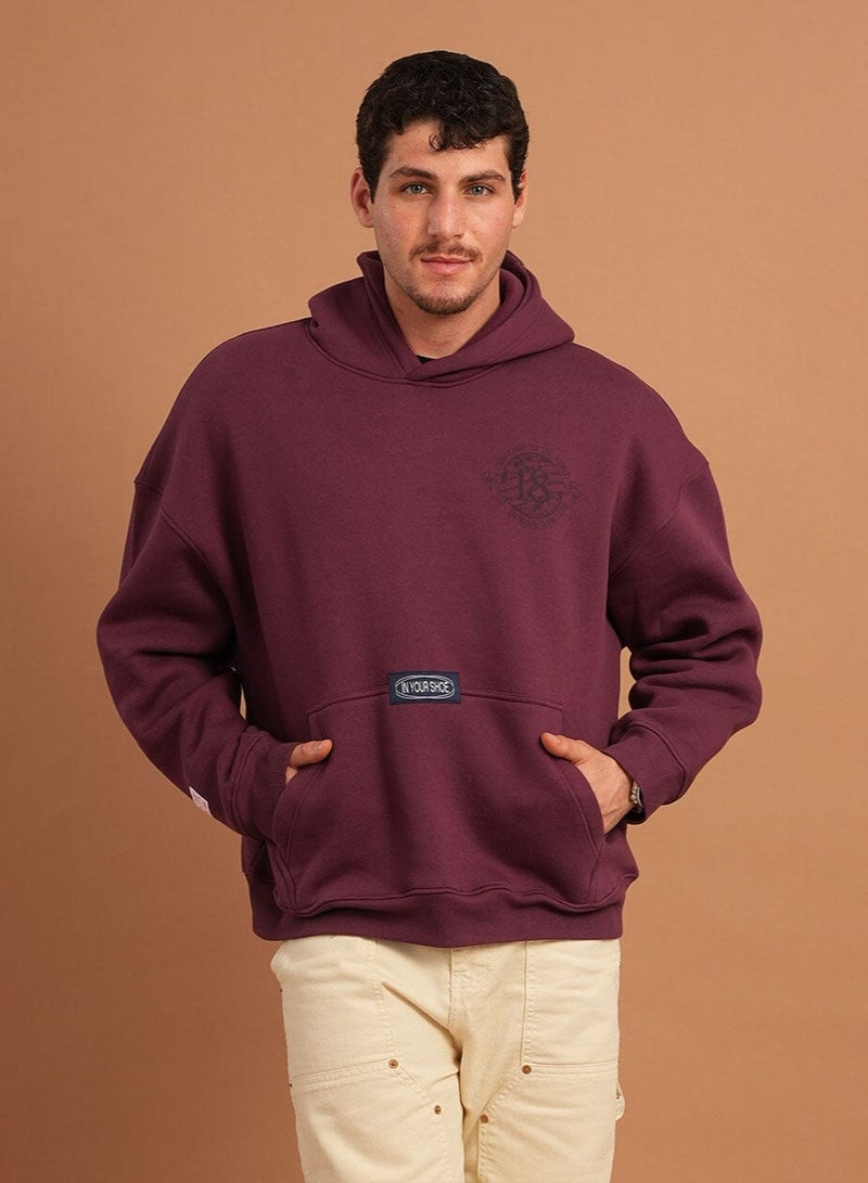 In Your Shoe Heritage Boxy Fit Hoodie - Image 1