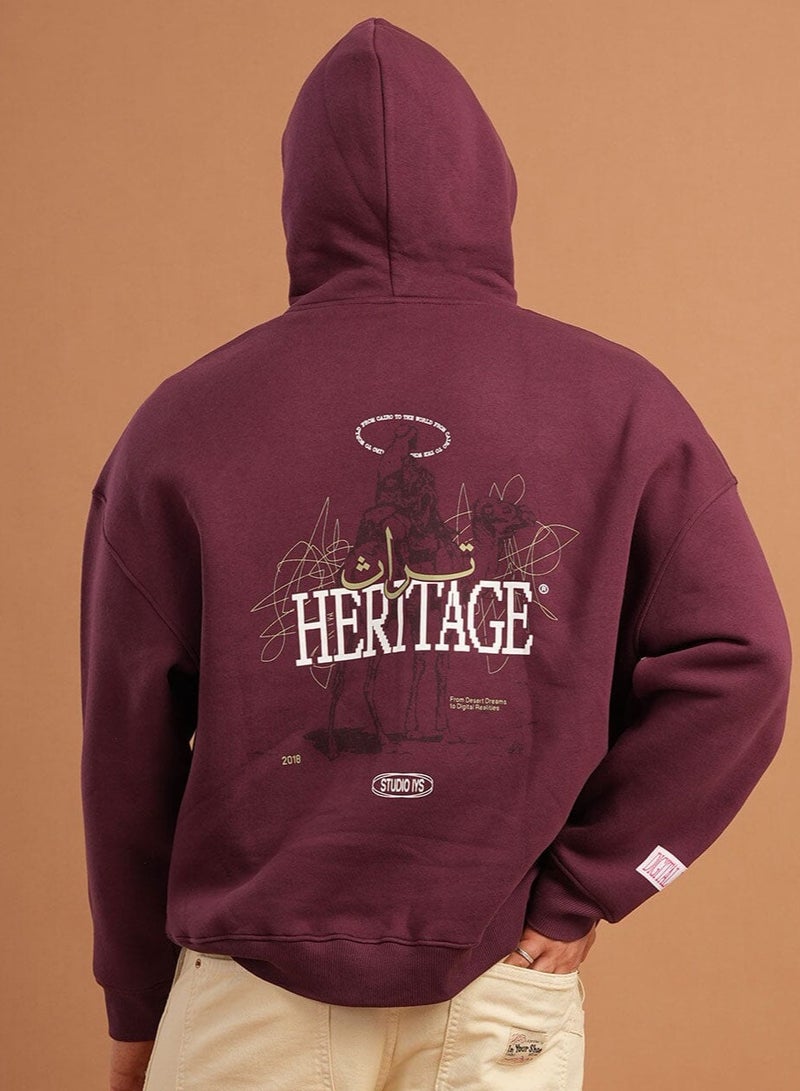 In Your Shoe Heritage Boxy Fit Hoodie - Image 3