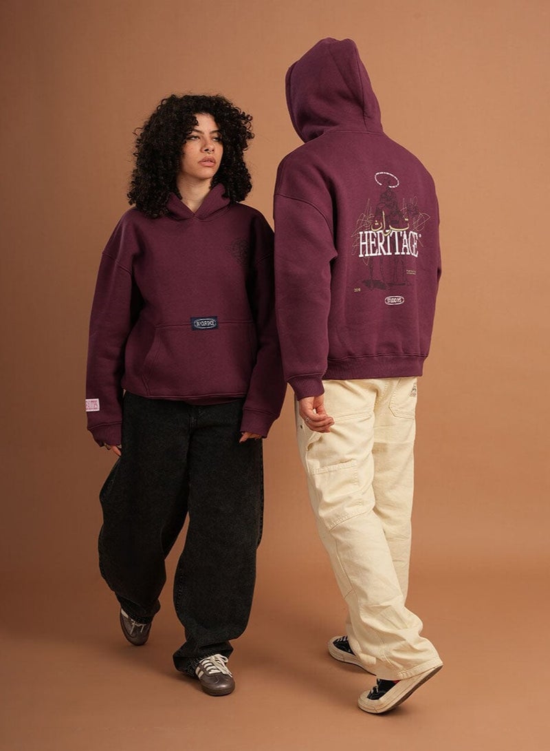 In Your Shoe Heritage Boxy Fit Hoodie - Image 2