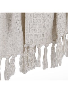 Waffle Handwoven Throw, White – 127x152 cm - pzsku/Z3F30D8C03C05D479CF8DZ/45/_/1700654414/d9951cd6-1f78-4f39-ab96-432e94fa5bc6