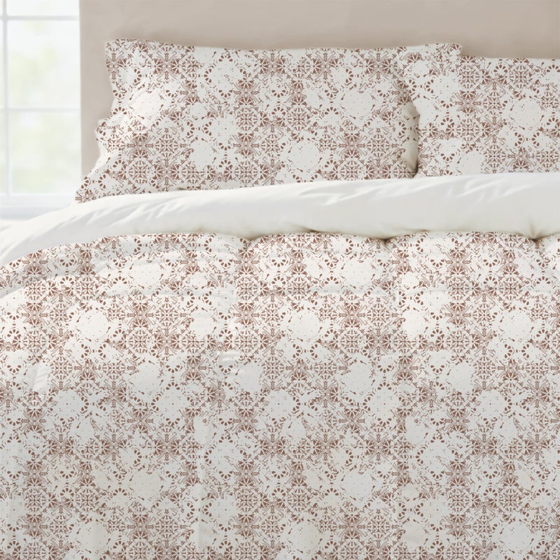 Cottage 6pcs boho geo comforter set super king size 240*260cm - Image 2