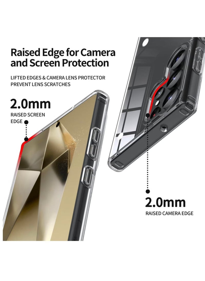 Raxoom Samsung Galaxy S24 Ultra MagSafe Case [6.8 inch] â€“ Slim Thin Magnetic Cover, Wireless Charging Compatible, Anti-Scratch, Shockproof Hard Transparent Case - Image 3