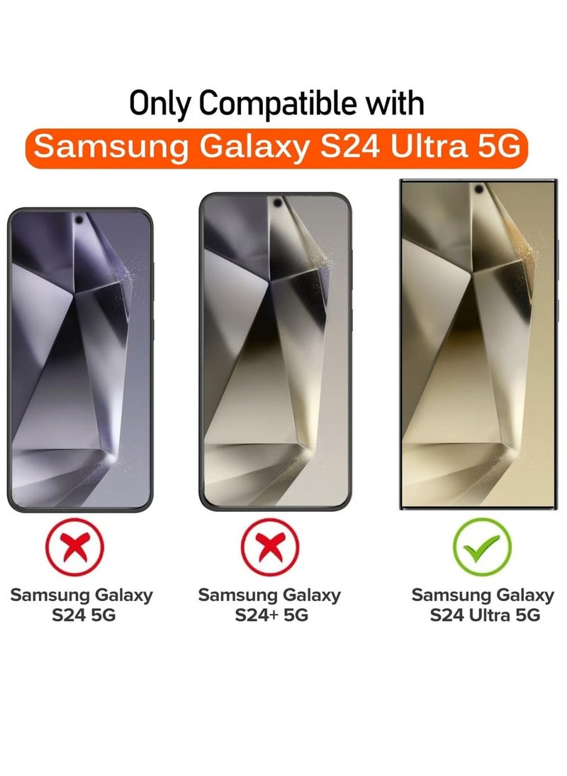 Raxoom Samsung Galaxy S24 Ultra MagSafe Case [6.8 inch] â€“ Slim Thin Magnetic Cover, Wireless Charging Compatible, Anti-Scratch, Shockproof Hard Transparent Case - Image 2