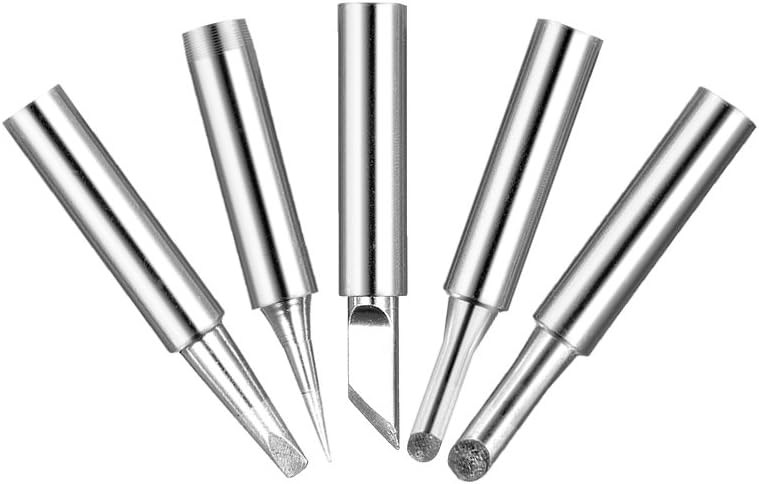 آنسيلف طقم مكواة لحام، مكواة لحام كهربائية من أنسيلف بقوة 60 وات مع إمكانية تعديل درجة حرارة اللحام + مجموعة من 5 رؤوس لحام بديلة - Image 1