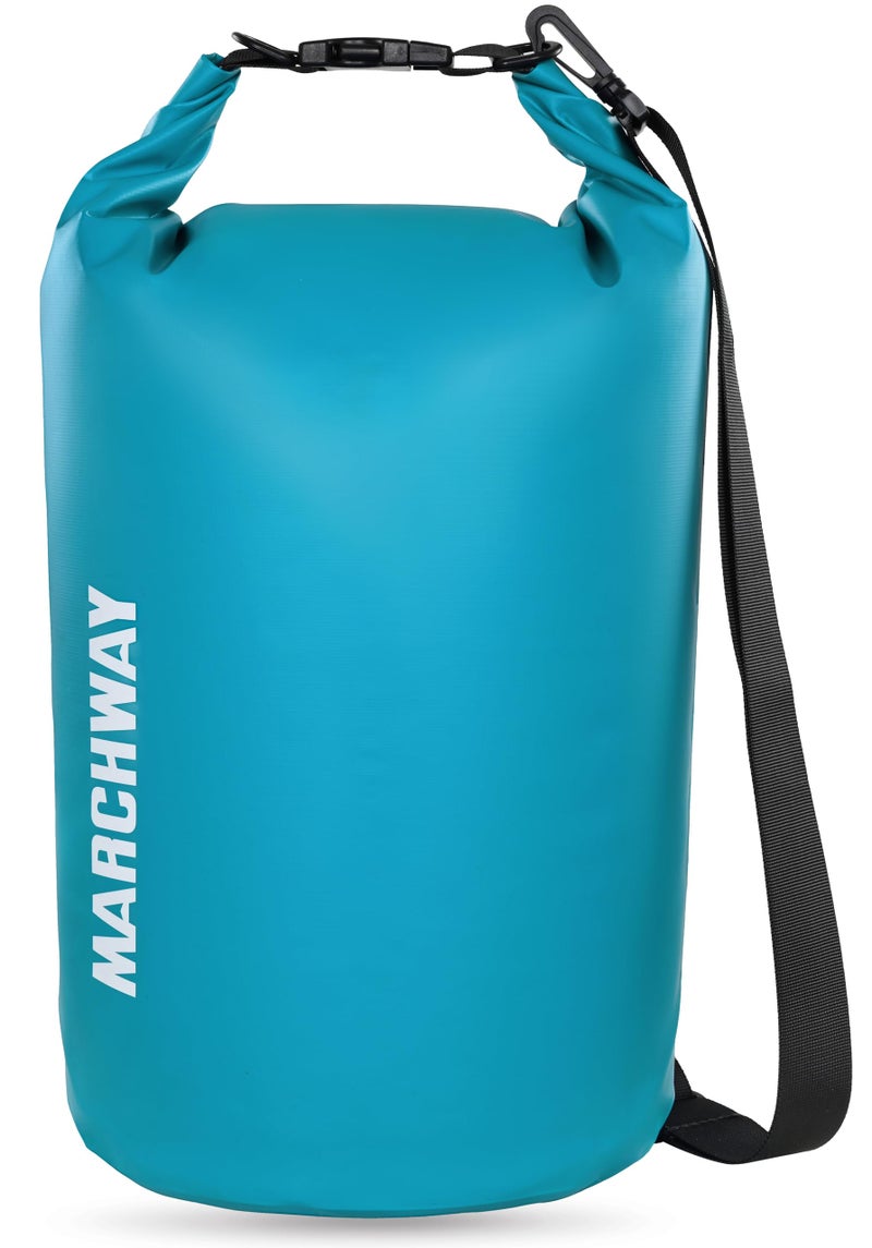 MARCHWAY Floating Waterproof Dry Bag Backpack 5L10L20L30L40L Roll Top Sack Keeps Gear Dry for Kayaking Rafting Boating Swimming Camping Hiking Beach Fishing Teal 20L - Image 2
