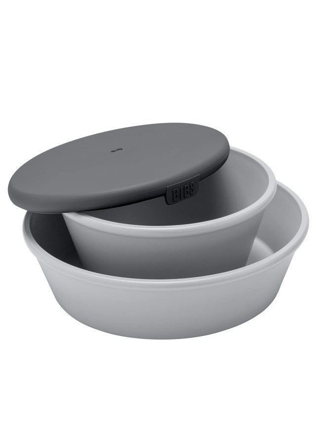 BIBS Dinner plate Set, Cloud/Petrol - Image 1