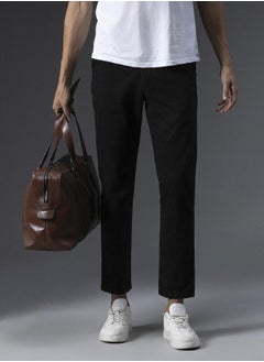 HIGH STAR Men Black Trousers  - Image 4