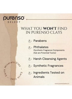 PURENSO Select 100% Rhassoul Red Clay 1Kg  - Image 5