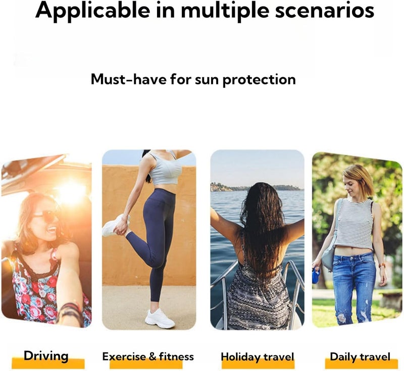 JDLYEVER Sun Protection Gloves – Lightweight Summer UV Protection Arm Sleeves for Women – Touchscreen Compatible UPF 50+ Sunblock Gloves – Ideal for Cycling, Golf, Driving, Hiking - Image 4