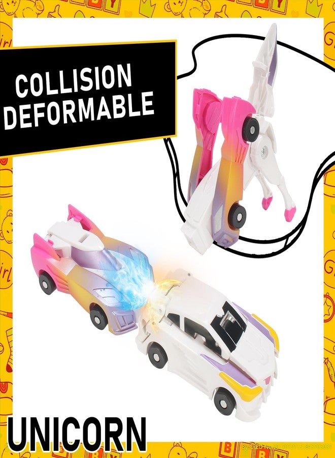 SOYUOI Ultimate Transforming Unicorn Car Toy - 2-in-1 Magical Unicorn & Car Robot for Kids | Automatic Magnetic Transformation for Boys & Girls' Birthdays. - Image 3