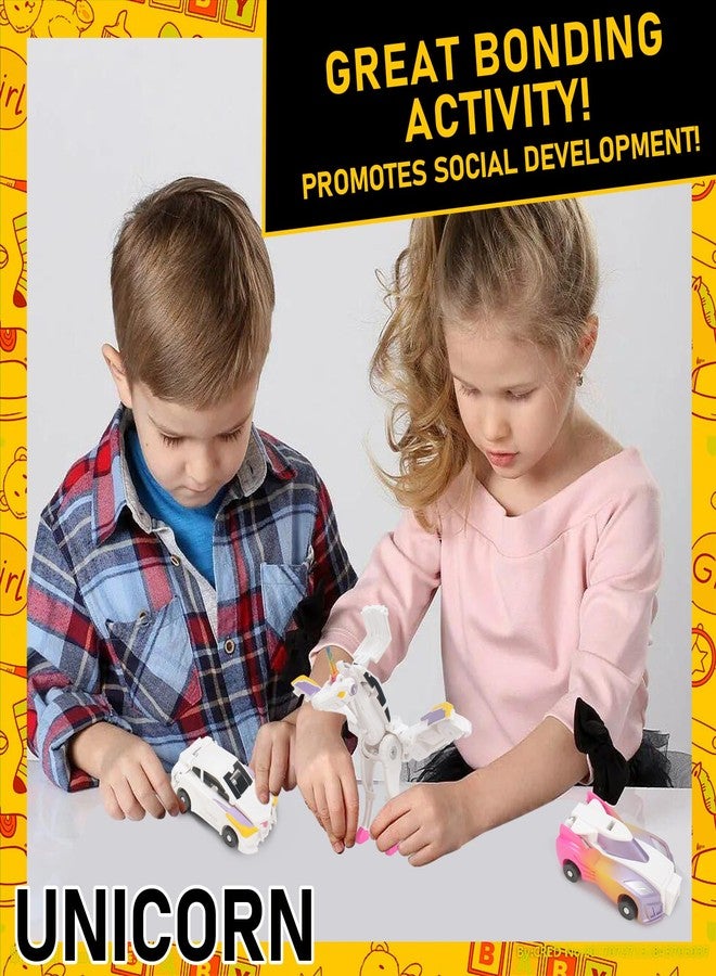 SOYUOI Ultimate Transforming Unicorn Car Toy - 2-in-1 Magical Unicorn & Car Robot for Kids | Automatic Magnetic Transformation for Boys & Girls' Birthdays. - Image 5