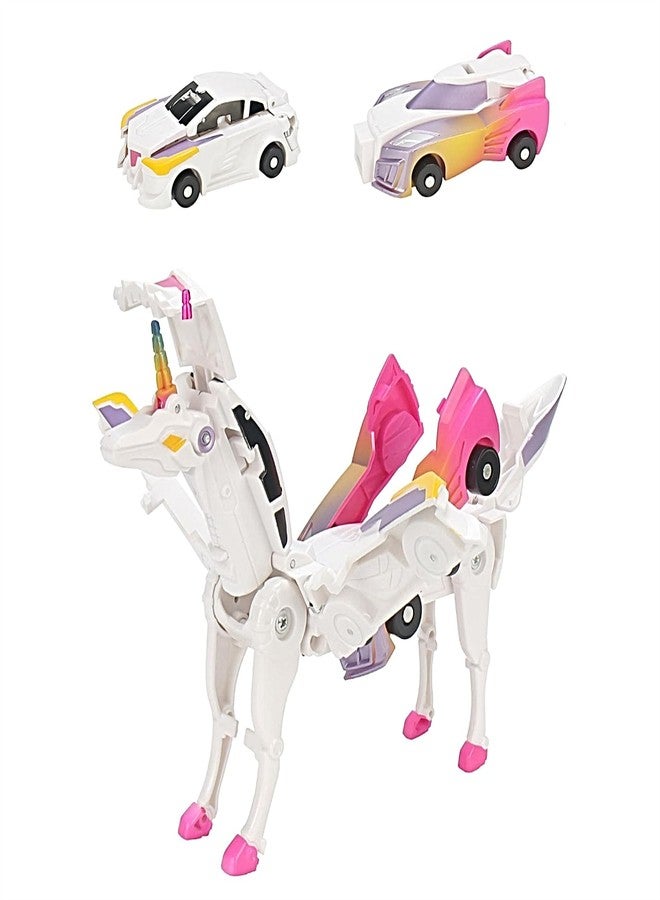 SOYUOI Ultimate Transforming Unicorn Car Toy - 2-in-1 Magical Unicorn & Car Robot for Kids | Automatic Magnetic Transformation for Boys & Girls' Birthdays. - Image 1
