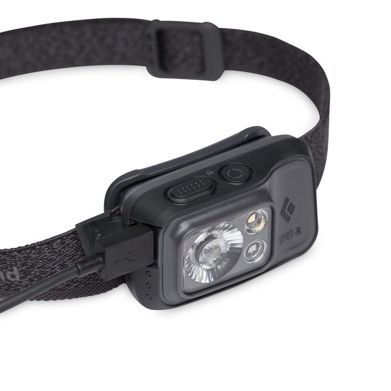 Black Diamond BLACK DIAMOND Spot 400-R Rechargeable LED Headlamp, Waterproof and Dimmable for Camping, Hiking, Running, Hunting, Work with Red Light Headlamp Mode, Graphite  - Image 5