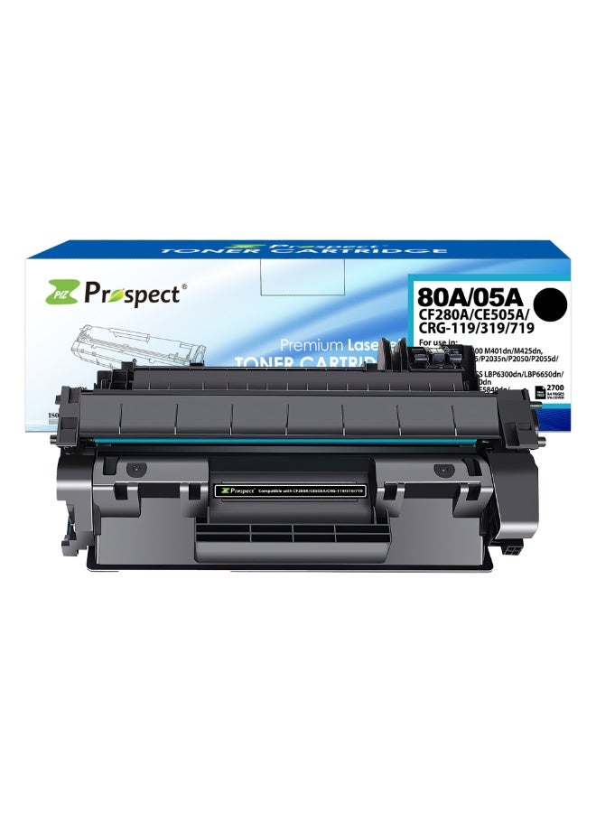 Prospect Toner 05A CE505A / 80A CF280A Black Laser Compatible Cartridge with HP Printer LaserJet Pro 400 M401dn M425dn HP LaserJet P2035 P2035n P2050 P2055d P2055dn P2055x  - Image 3