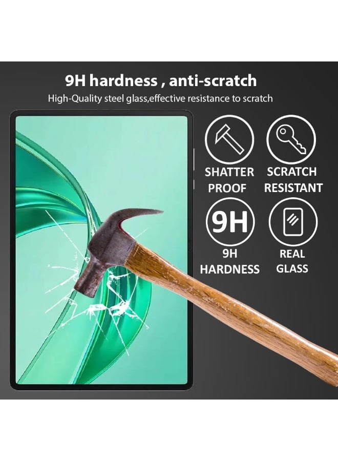 بورتوني واقي شاشة Honor Pad X8a من الزجاج المقوى المضاد للتوهج عالي الدقة مع تغطية كاملة وسهل التركيب وحساس للمس لجهاز Honor Pad X8a مقاس 11 بوصة - Image 4