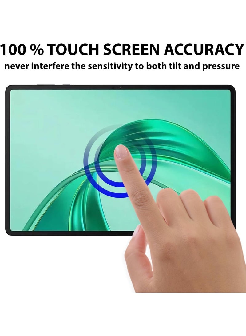 بورتوني واقي شاشة Honor Pad X8a من الزجاج المقوى المضاد للتوهج عالي الدقة مع تغطية كاملة وسهل التركيب وحساس للمس لجهاز Honor Pad X8a مقاس 11 بوصة - Image 5