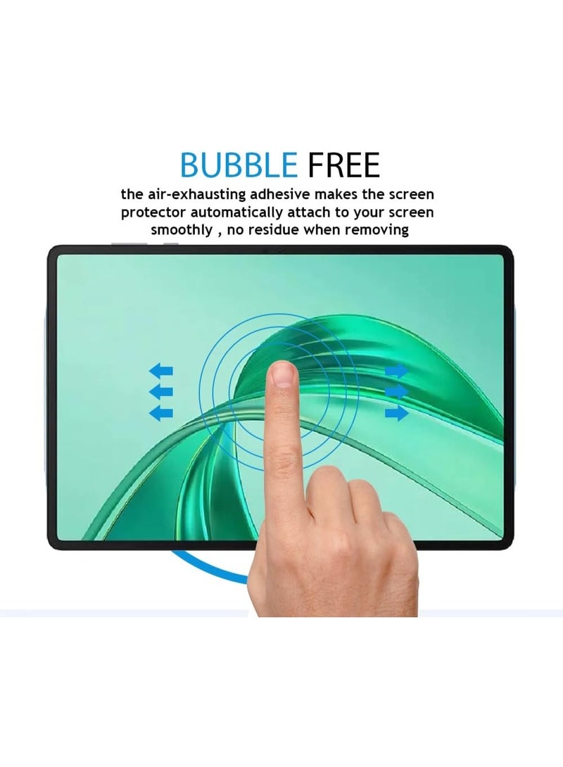 بورتوني واقي شاشة Honor Pad X8a من الزجاج المقوى المضاد للتوهج عالي الدقة مع تغطية كاملة وسهل التركيب وحساس للمس لجهاز Honor Pad X8a مقاس 11 بوصة - Image 3