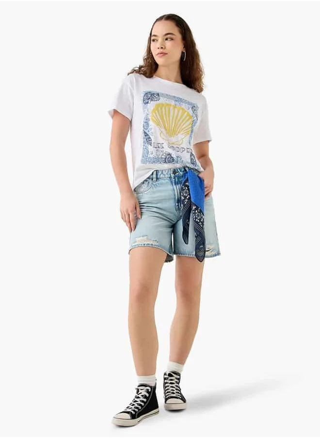 لي كوبر Lee Cooper Graphic Print T-shirt