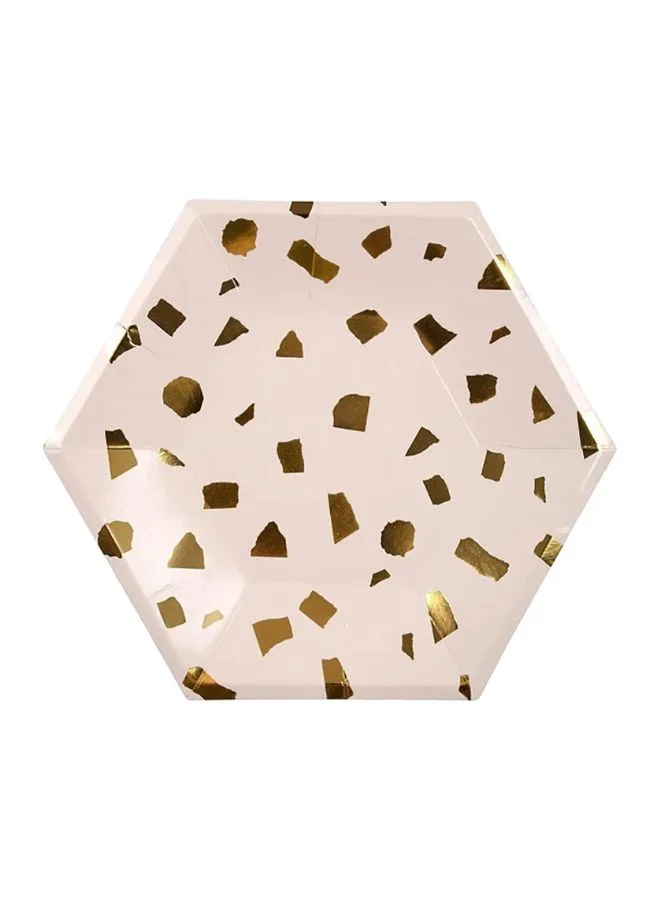 Meri Meri Terrazzo Blush Large Plates
