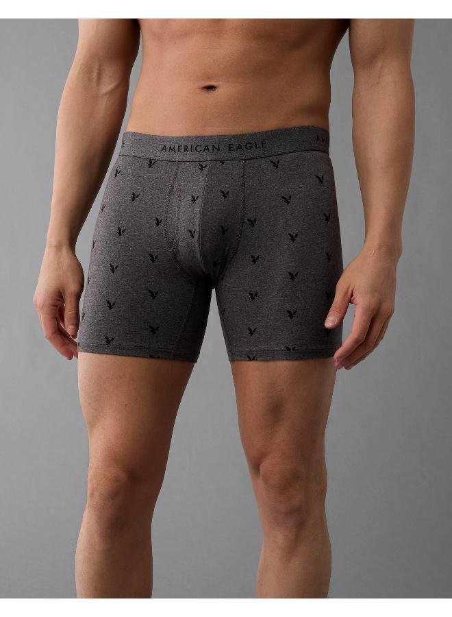 American Eagle AEO Men's Tiny Eagles 6" Classic Boxer Brief  - Image 1