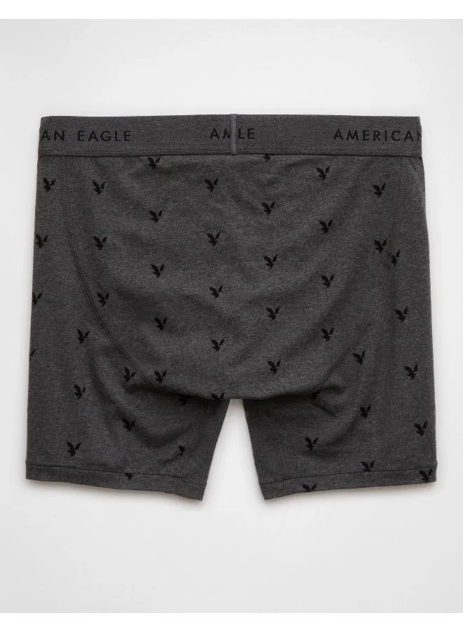 American Eagle AEO Men's Tiny Eagles 6" Classic Boxer Brief