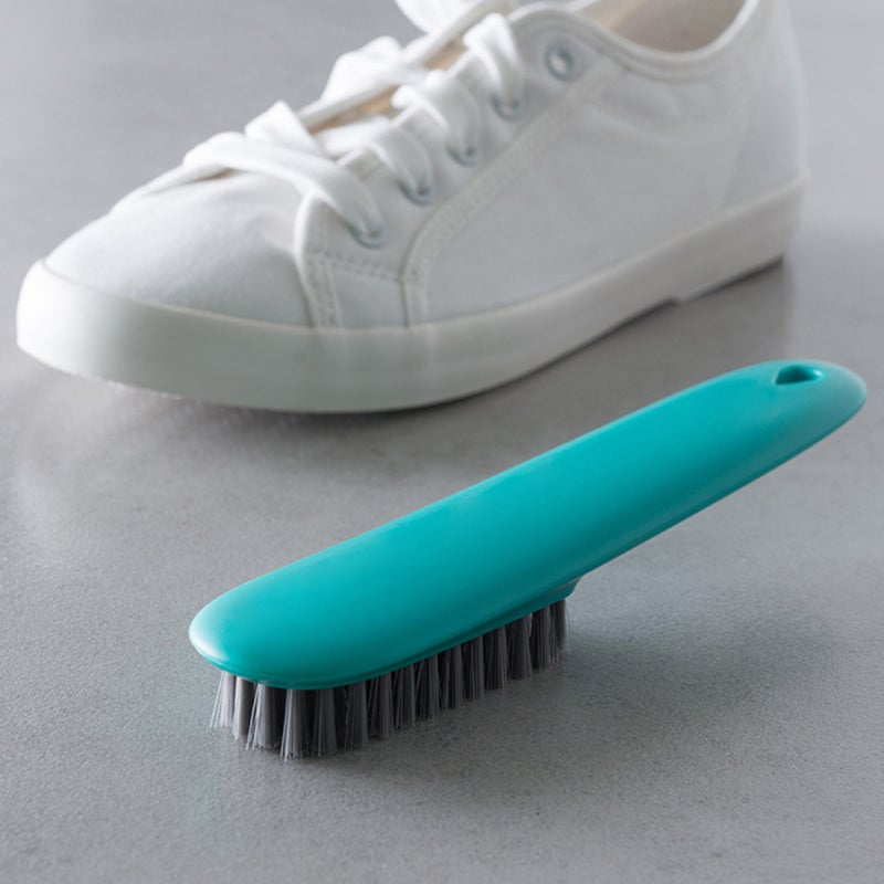 Laundry Brush: Comfortable Plastic Handle, Large Brush Surface - Portable Stain Remover for Home Travel Garment Care - Image 5