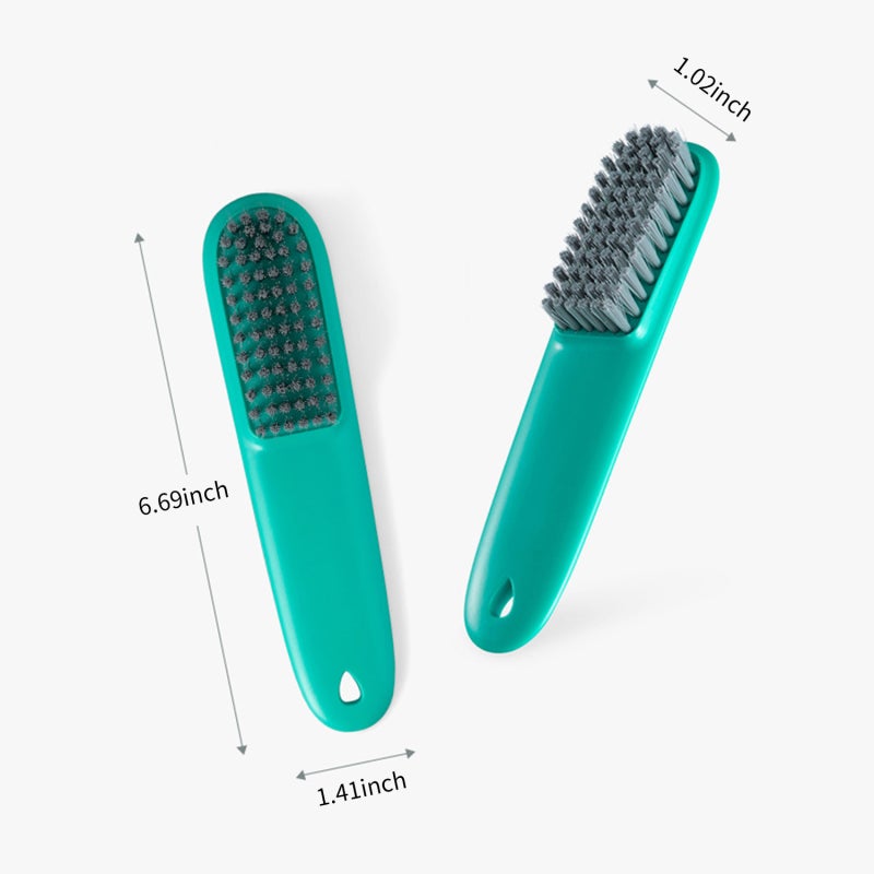 Laundry Brush: Comfortable Plastic Handle, Large Brush Surface - Portable Stain Remover for Home Travel Garment Care - Image 3
