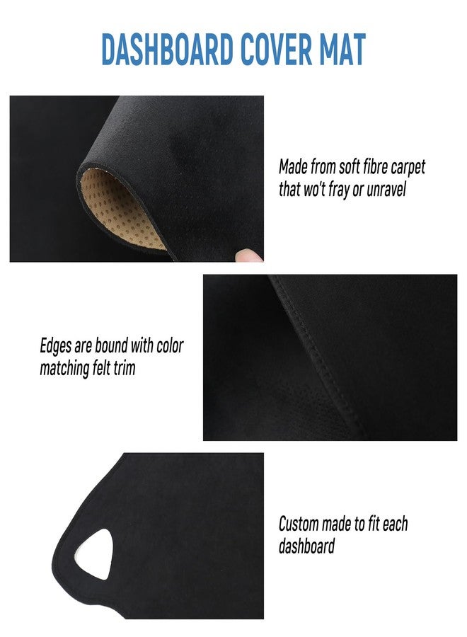 BILOPER Dash Cover for Nissan Kickis 2018-2024 Accessories Flannel Dashboard Cover Dash Cover Mat - Image 4