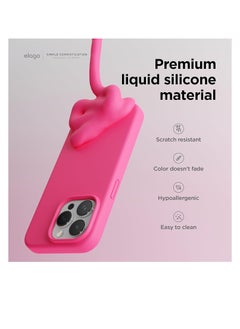 Generic Compatible with iPhone 14 Pro Max Case for Women, [Drop Protection] [Anti-Fingerprint] [Anti-Scratch] Shockproof Soft-Touch Silicone Phone Case for iPhone 14 Pro Max 6.7", Hot Pink  - Image 2