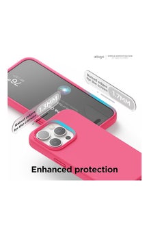 Generic Compatible with iPhone 14 Pro Max Case for Women, [Drop Protection] [Anti-Fingerprint] [Anti-Scratch] Shockproof Soft-Touch Silicone Phone Case for iPhone 14 Pro Max 6.7", Hot Pink  - Image 3