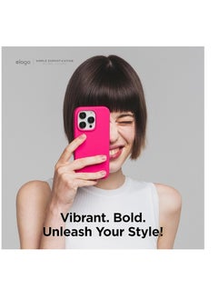 Generic Compatible with iPhone 14 Pro Max Case for Women, [Drop Protection] [Anti-Fingerprint] [Anti-Scratch] Shockproof Soft-Touch Silicone Phone Case for iPhone 14 Pro Max 6.7", Hot Pink  - Image 4