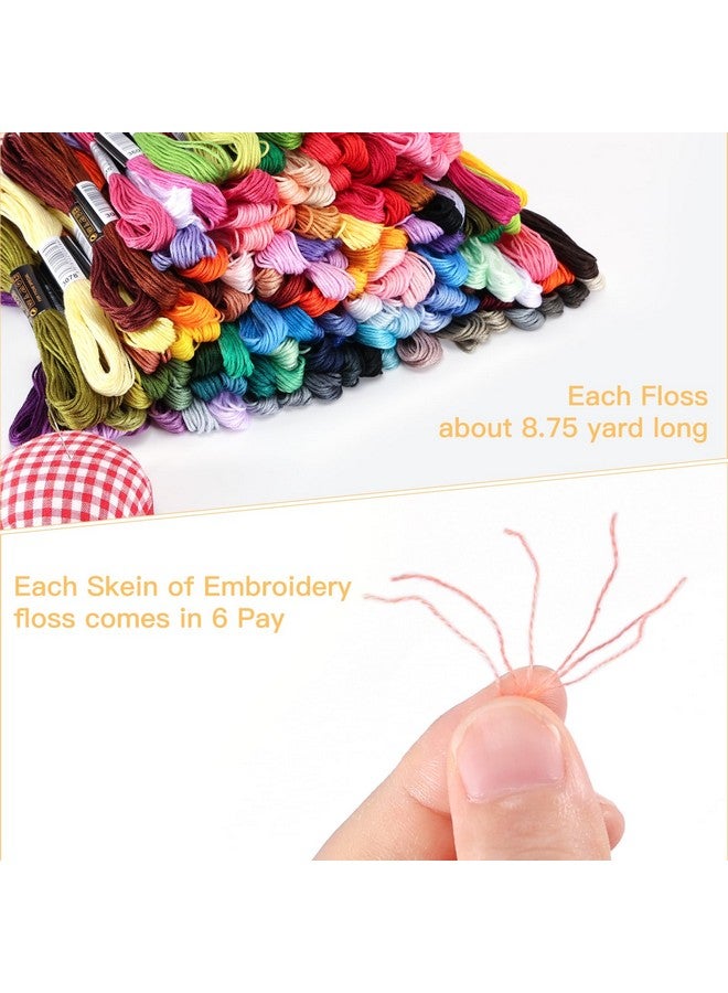 Caydo Caydo Embroidery Floss 126 Skeins Embroidery Thread, Color Friendship Bracelet String for Bracelet Making, Sewing Crafts - Image 5