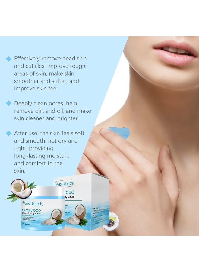 West Month Body Scrub Purifying Body Softening Crystal Scrub - Image 3
