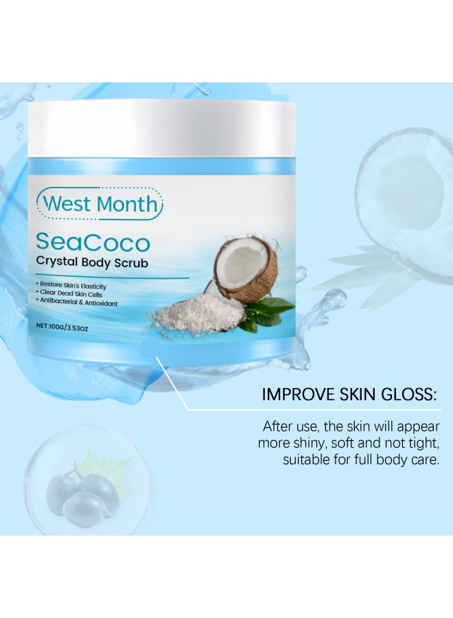 West Month Body Scrub Purifying Body Softening Crystal Scrub - Image 2
