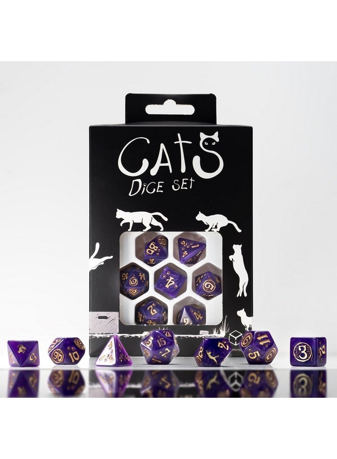 Q WORKSHOP Cats Dice Set: Purrito - Image 4